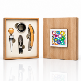 Bomboniera set vino solidale